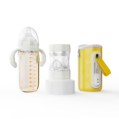 Outdoor Travel Szklana butelka na mleko z piersi 3 w 1 Domowa szklana butelka do karmienia niemowląt