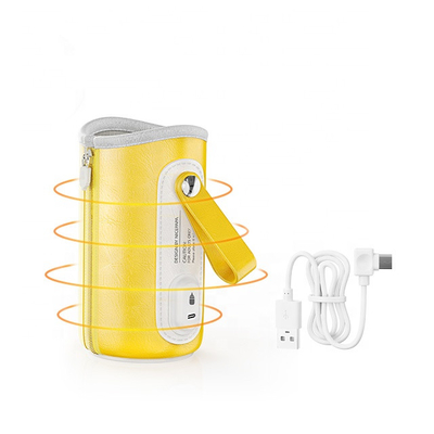 USB Przenośny elektryczny podgrzewacz do butelek na mleko Izolowany pokrowiec termostatu do podróży samochodem Idealny w podróży