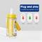 Mleko z piersi USB Przenośny podróżny podgrzewacz do butelek PVC Bez BPA do karmienia nocą