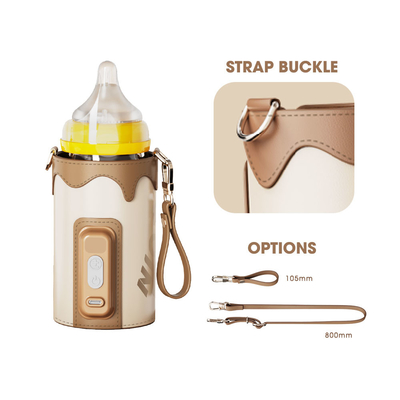 Podgrzewacz do butelek podróżnych z akumulatorem USB do karmienia niemowląt
