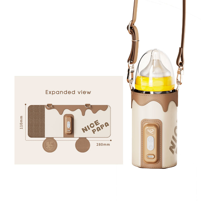 FDA Infant USB Przenośny podgrzewacz do butelek Podróżny podgrzewacz mleka z paskiem