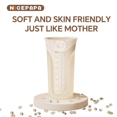 NICEPAPA FLIP-CAP Wytrzymały, bez BPA, butelka silikonowa dla dzieci
