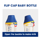 Butelki do karmienia piersią o szybkim średnim przepływie PPSU Flip Cap 240 ml dla noworodków