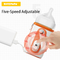 Square Milk Przenośny podgrzewacz do butelek dla niemowląt 240 ml Pięć prędkości z wyświetlaczem LCD