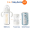 Przenośna butelka o pojemności 8 uncji do karmienia niemowląt PPSU Bezwonny 5 w 1 do użytku w podróży