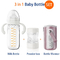5 w 1 Travel Mieszanie formuły bez BPA Butelka dla niemowląt Food Grade Quick Flash