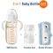 Podróżuj Butelka dla niemowląt 3 w 1 240 ml Przenośne butelki antykolkowe dla noworodków